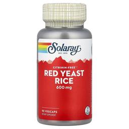 Solaray Red Yeast Rice 600 Mg 90 Vegcaps