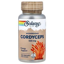 Solaray Cordyceps Mushrooms 520 Mg 100 Vegcaps