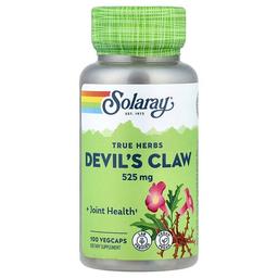 Solaray Ture Herbs Devil S Claw 525 Mg 100 Vegcaps