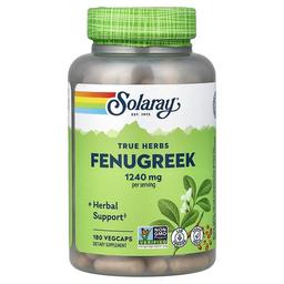 Solaray True Herbs Fenugreek 180 Vegcaps 620 Mg Per Capsule