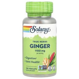 Solaray True Herbs Ginger 100 Vegcaps 550 Mg Per Capsule