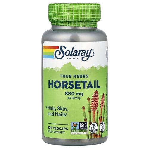 Solaray True Herbs Horsetail 100 Vegcaps 440 Mg Per Capsule