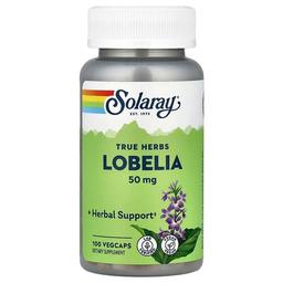 Solaray True Herbs Lobelia 100 Vegcaps