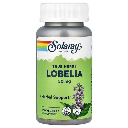Solaray True Herbs Lobelia 100 Vegcaps