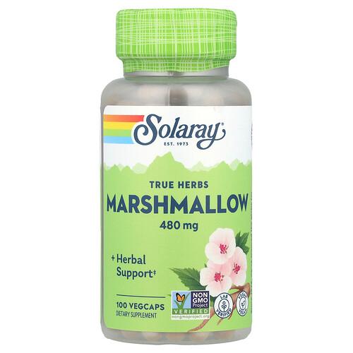 Solaray True Herbs Marshmallow 480 Mg 100 Vegcaps