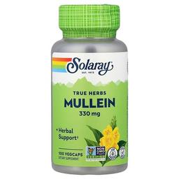 Solaray True Herbs Mullein 330 Mg 100 Vegcaps