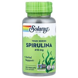 Solaray True Herbs Spirulina 100 Vegcaps