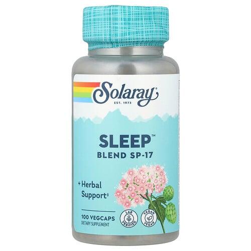 Solaray Sleep Blend Sp 17 100 Vegcaps