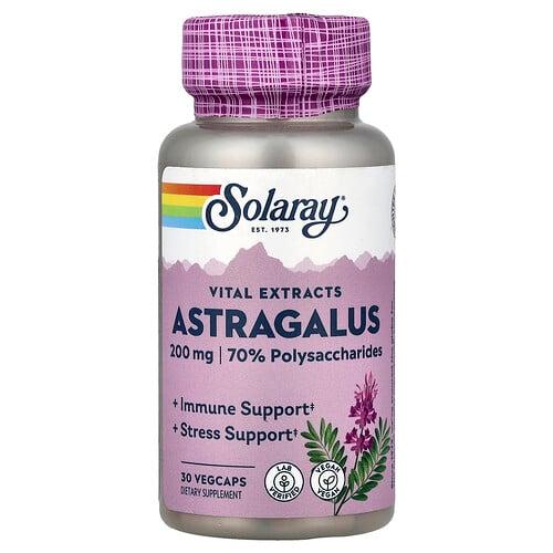 Solaray Vital Extracts Astragalus 30 Vegcaps