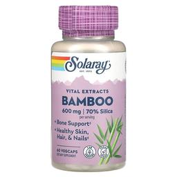 Solaray Vital Extracts Bamboo 60 Vegcaps 300 Mg Per Vegcap