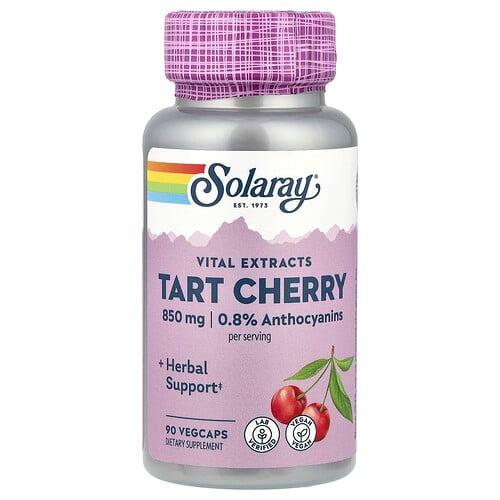 Solaray Vital Extracts Tart Cherry 90 Vegcaps 425 Mg Per Capsule