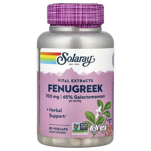 Solaray Vital Extracts Fenugreek 90 Vegcaps