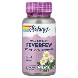 Solaray Vital Extracts Feverfew 400 Mg 60 Vegcaps