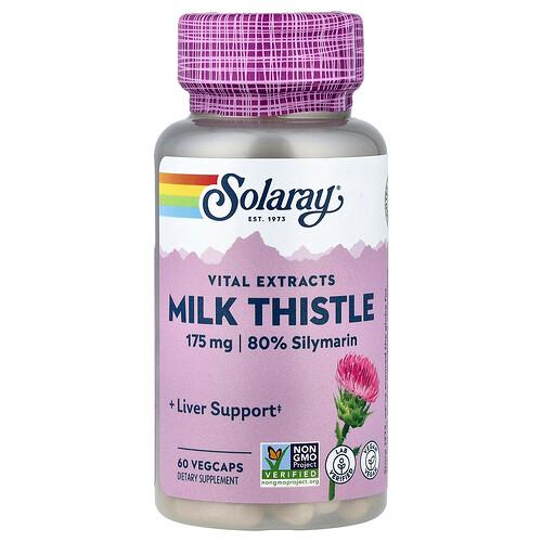 Solaray Vital Extracts Milk Thistle 60 Vegcaps product image