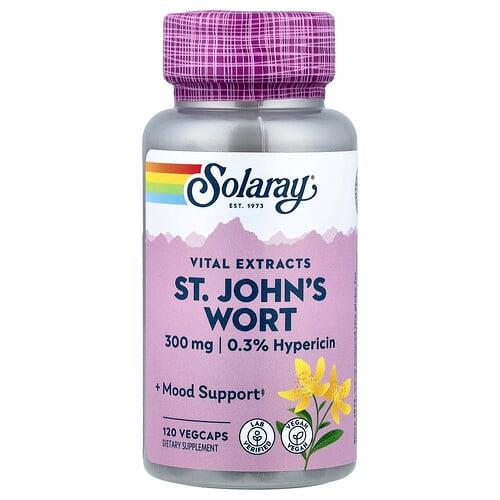 Solaray Vital Extracts St John S Wort 300 Mg 120 Vegcaps