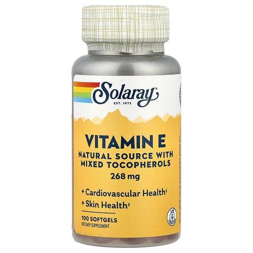 Solaray Vitamin E 100 Softgels product image