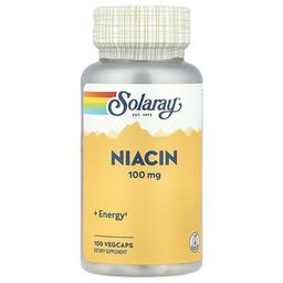 Solaray Niacin 100 Mg 100 Vegcaps