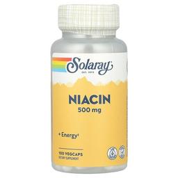 Solaray Niacin 500 Mg 100 Vegcaps