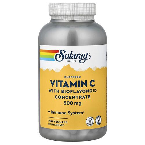 Solaray Buffered Vitamin C With Bioflavonoid Concentrate 250 Vegcaps