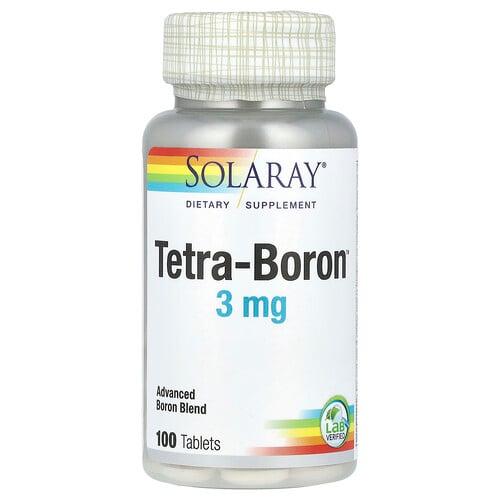 Solaray Tetra Boron 3 Mg 100 Tablets