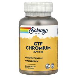 Solaray Gtf Chromium 200 Mcg 200 Vegcaps