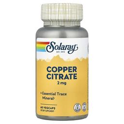Solaray Copper Citrate 2 Mg 60 Vegcaps