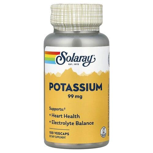Solaray Potassium 99 Mg 100 Vegcaps
