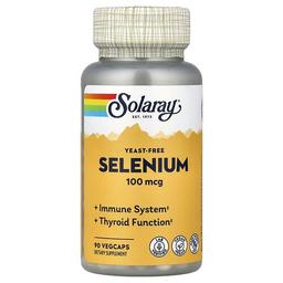 Solaray Selenium 100 Mcg 90 Vegcaps