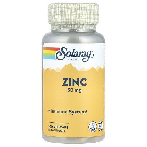 Solaray Zinc 50 Mg 100 Vegcaps product image