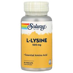 Solaray L Lysine 500 Mg 60 Vegcaps