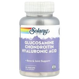 Solaray Glucosamine Chondroitin Hyaluronic Acid 90 Vegcaps