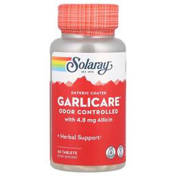 Solaray Enteric Coated Garlicare 60 Tablets