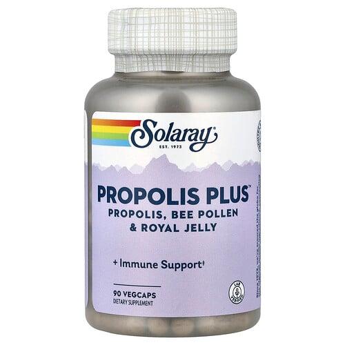 Solaray Propolis Plus Propolis Bee Pollen Royal Jelly 90 Vegcaps product image