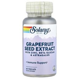 Solaray Grapefruit Seed Extract With Zinc Beta Glucan Astragalus 60 Vegcaps