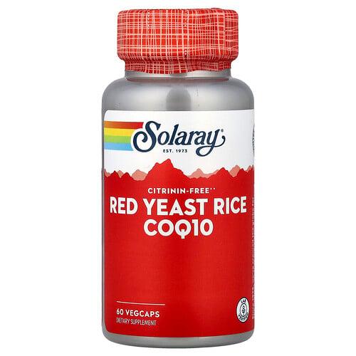 Solaray Red Yeast Rice Coq 10 60 Vegcaps