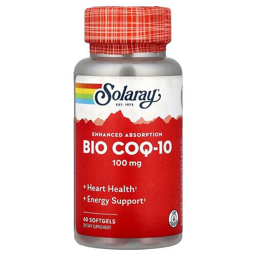 Solaray Bio Coq 10 Enhanced Absorption 60 Softgels