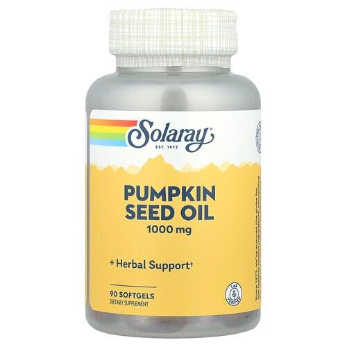 Solaray Pumpkin Seed Oil 1 000 Mg 90 Softgels