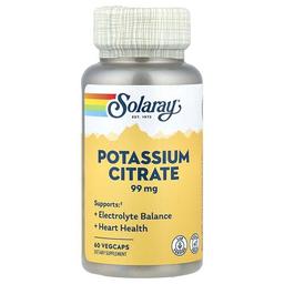 Solaray Potassium Citrate 99 Mg 60 Vegcaps