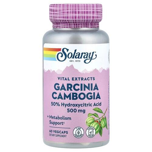 Solaray Vital Extracts Garcinia Cambogia 500 Mg 60 Vegcaps product image