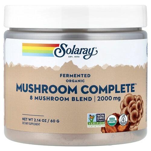 Solaray Organic Fermented Mushroom Complete 2 14 Oz 60 G
