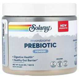 Solaray Mycrobiome Prebiotic Powder Unflavored 5 64 Oz 160 G