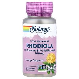 Solaray Vital Extracts Rhodiola 100 Mg 30 Vegcaps