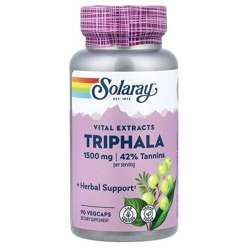 Solaray Vital Extracts Triphala 90 Vegcaps
