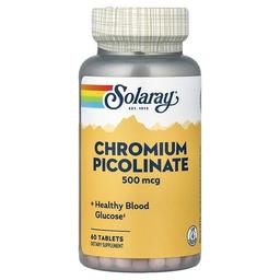 Solaray Chromium Picolinate 500 Mcg 60 Tablets