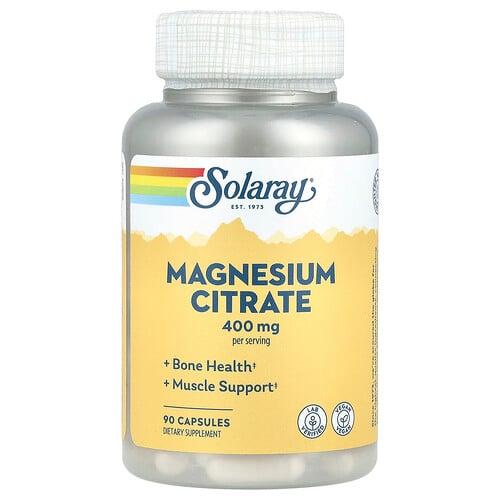 Solaray Magnesium Citrate 90 Capsules 133 Mg Per Capsule product image