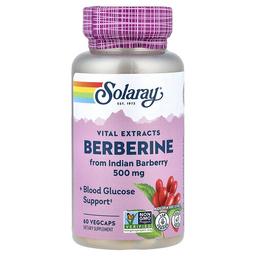 Solaray Vital Extracts Berberine 500 Mg 60 Vegcaps