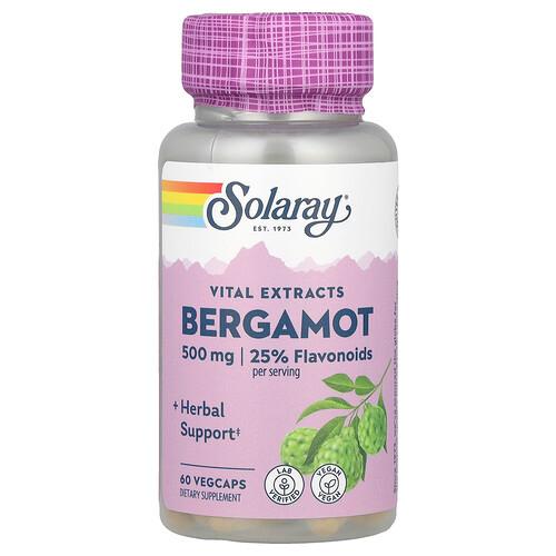 Solaray Vital Extracts Bergamot 60 Vegcaps