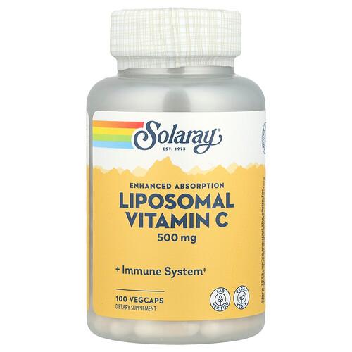 Solaray Enhanced Absorption Liposomal Vitamin C 100 Vegcaps product image