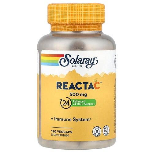 Solaray Reacta C 500 Mg 120 Vegcaps