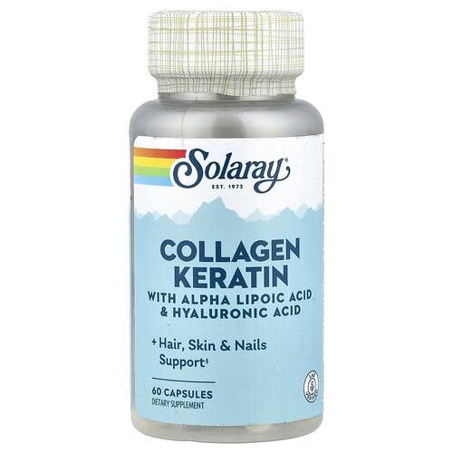 Solaray Collagen Keratin With Alpha Lipoic Acid Hyaluronic Acid 60 Capsules